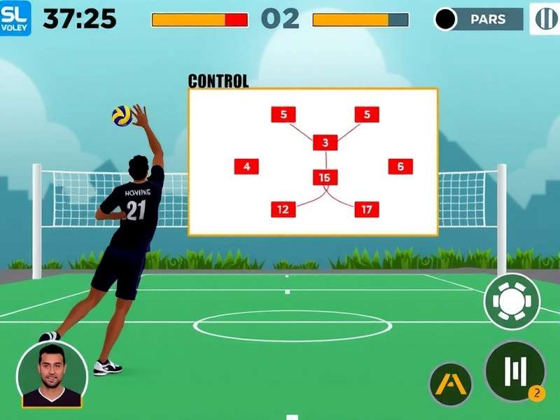 Hussain Sagar Volley Force control tutorial screen